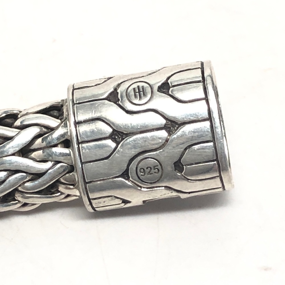 John Hardy 11mm Diamond Clasp Classic Chain Bracelet .925 - Picture 7 of 9
